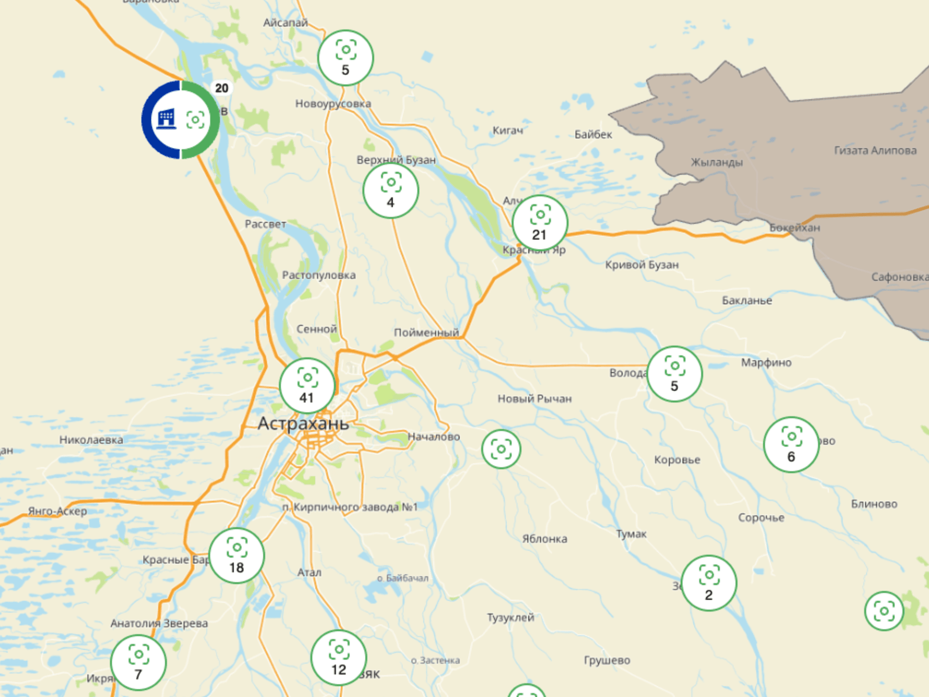 Инвестиционная карта Астраханской области